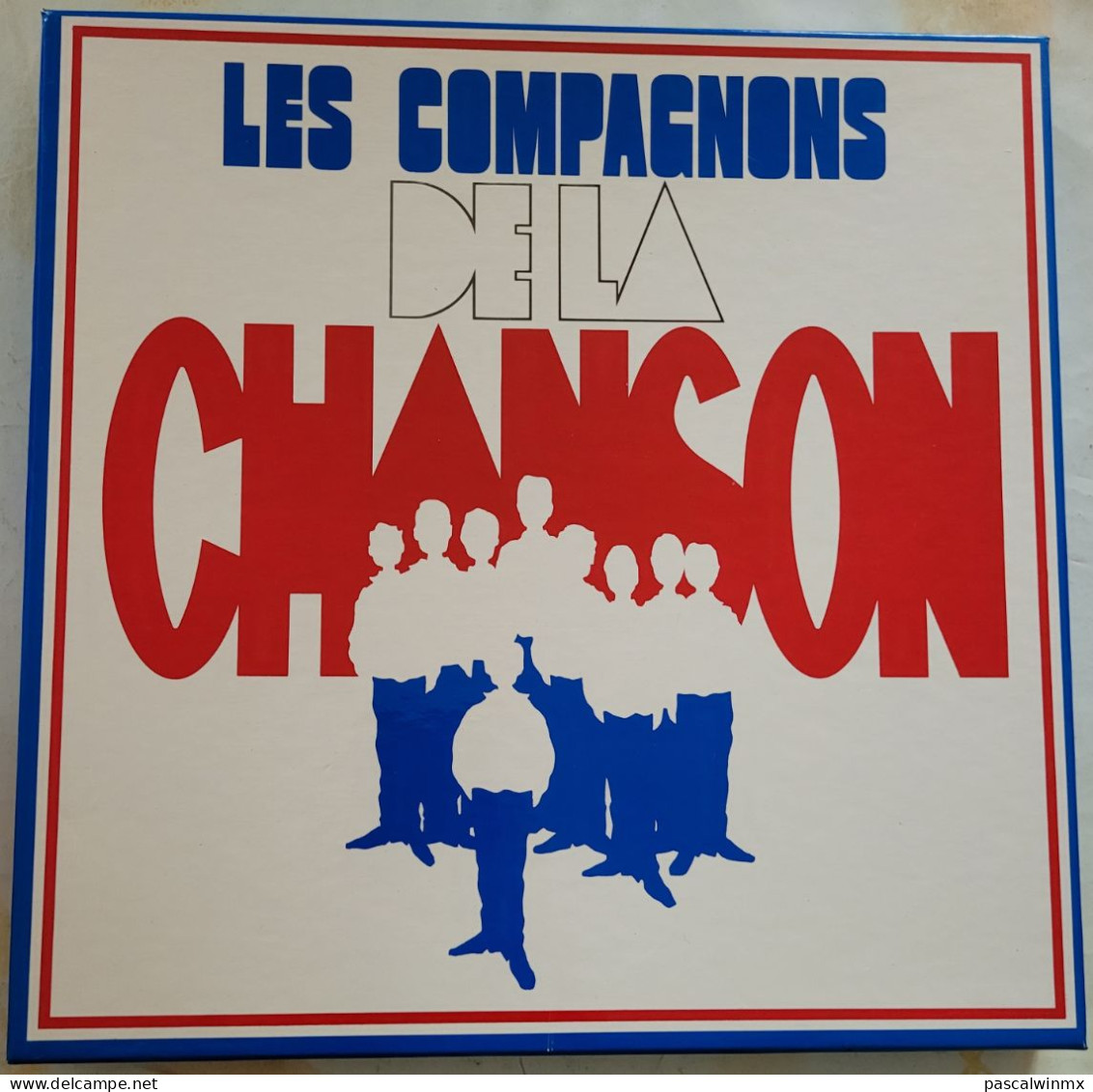 Coffret De 10 Disques Disques Vinyl 33 Tours Les COMPAGNONS De La CHANSON - Compilations