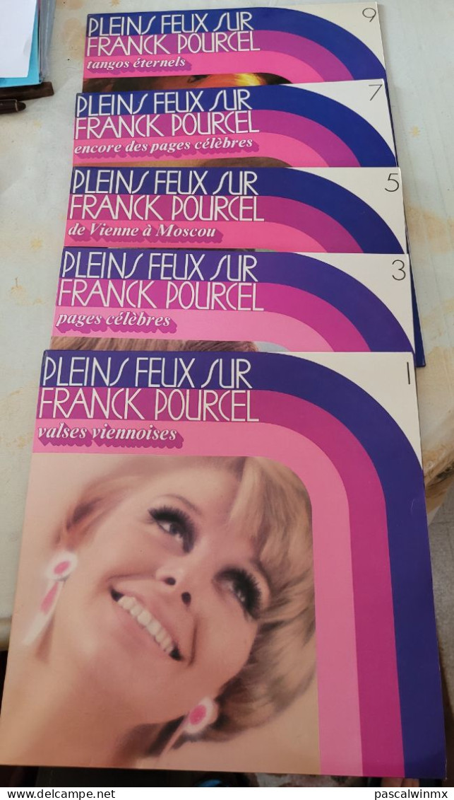 Coffret Disques Vinyl 33 Tours Pleins Feux Sur Franck Pourcel - Compilaties