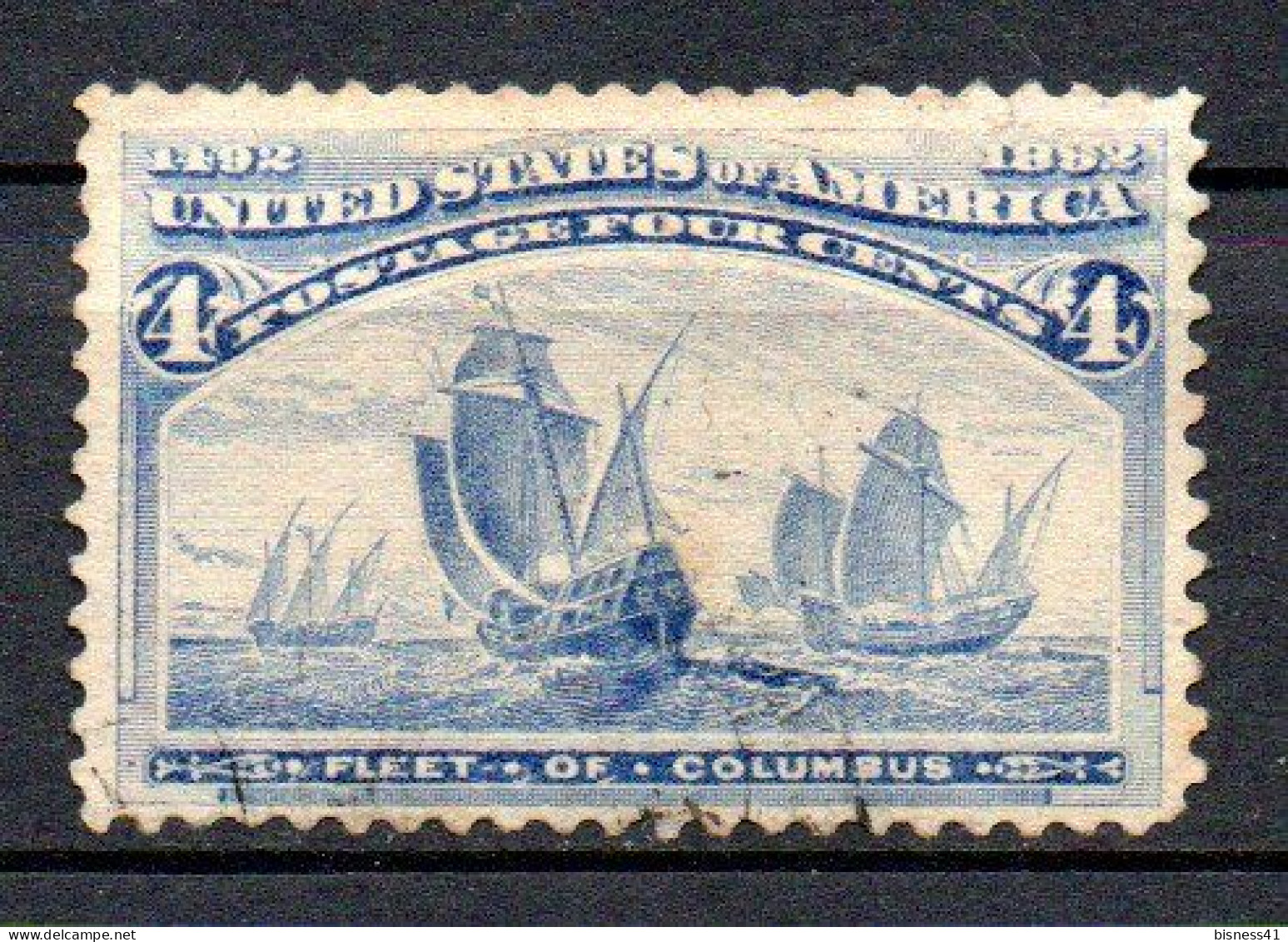 Col33 Etats Unis USA 1893 N° 84 Oblitéré Cote : 7,50€ - Used Stamps