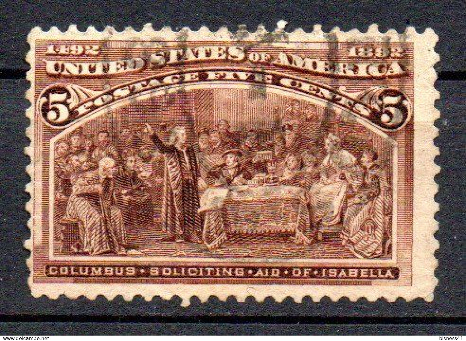 Col33 Etats Unis USA 1893 N° 85 Oblitéré Cote : 7,50€ - Used Stamps