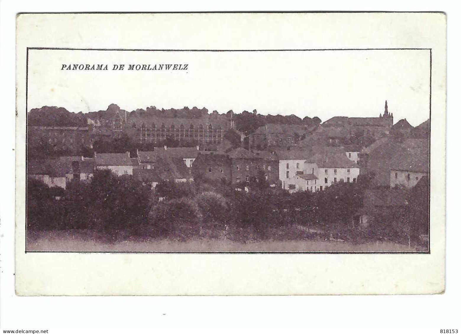 Morlanwelz  PANORAMA DE  MORLANWELZ 1907 - Morlanwelz