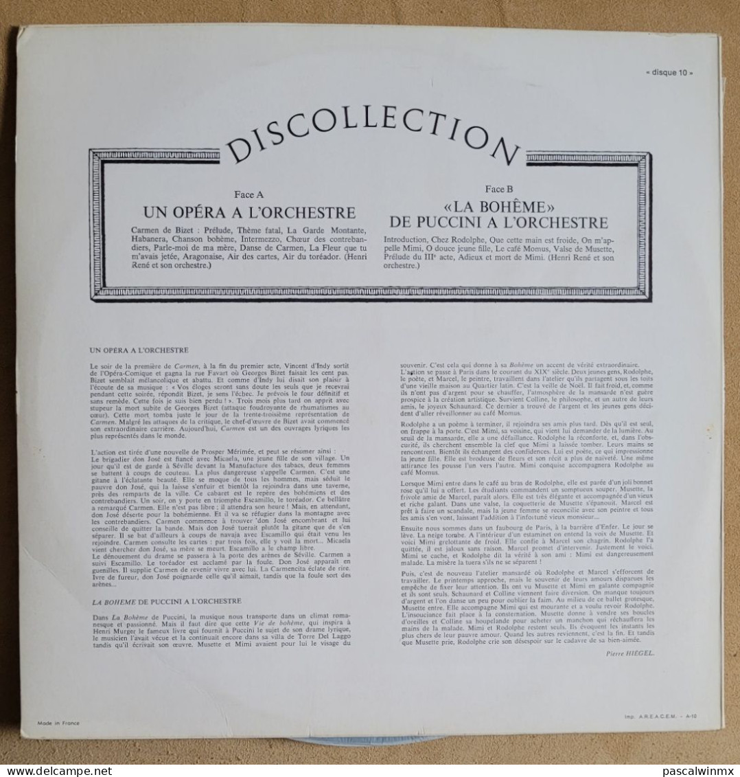 Série Complète de 12 VINYLS - DISCOLLECTION - Musique Classique