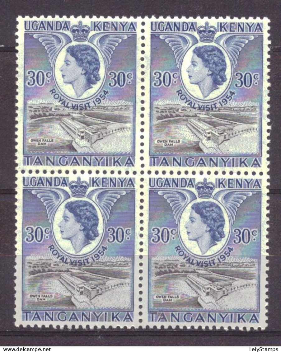 Kenya - Uganda - Tanganyika 91 MNH ** Royal Visit (1954) - Protectorats D'Afrique Orientale Et D'Ouganda