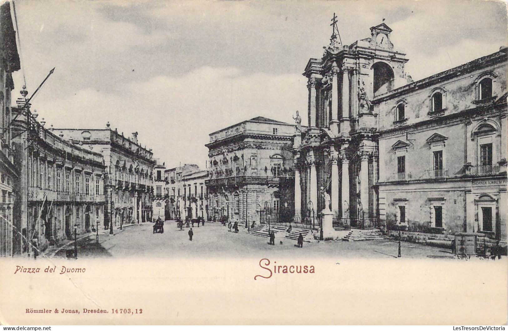 ITALIE - Siracusa - Piazza Del Duomo - Carte Postale Ancienne - Siracusa