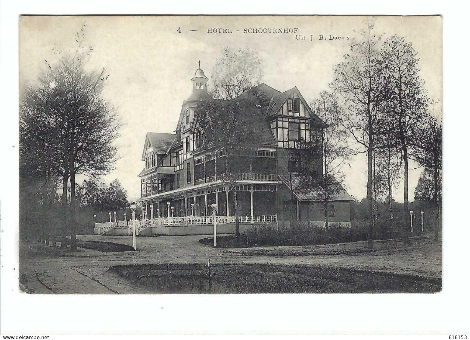 Schoten  4  -  HOTEL - SCHOOTENHOF 1908 - Schoten