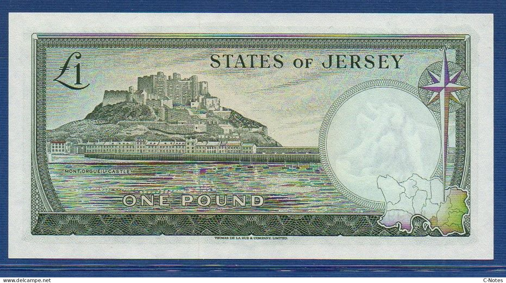 JERSEY - P. 8b – 1 Pound ND (1963)  UNC-, S/n K299980 - Jersey