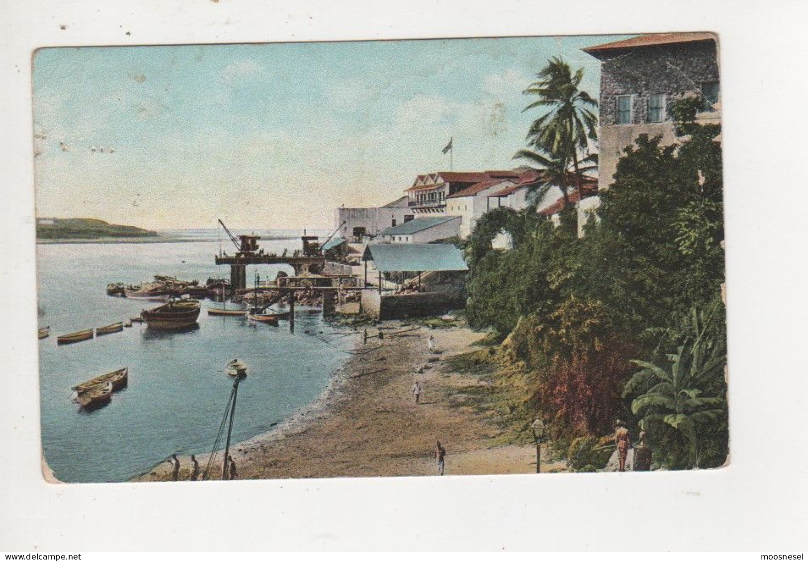 Antike Postkarte   HAFEN VON MOMBASA ENGL:-OST-AFRIKA - Non Classés