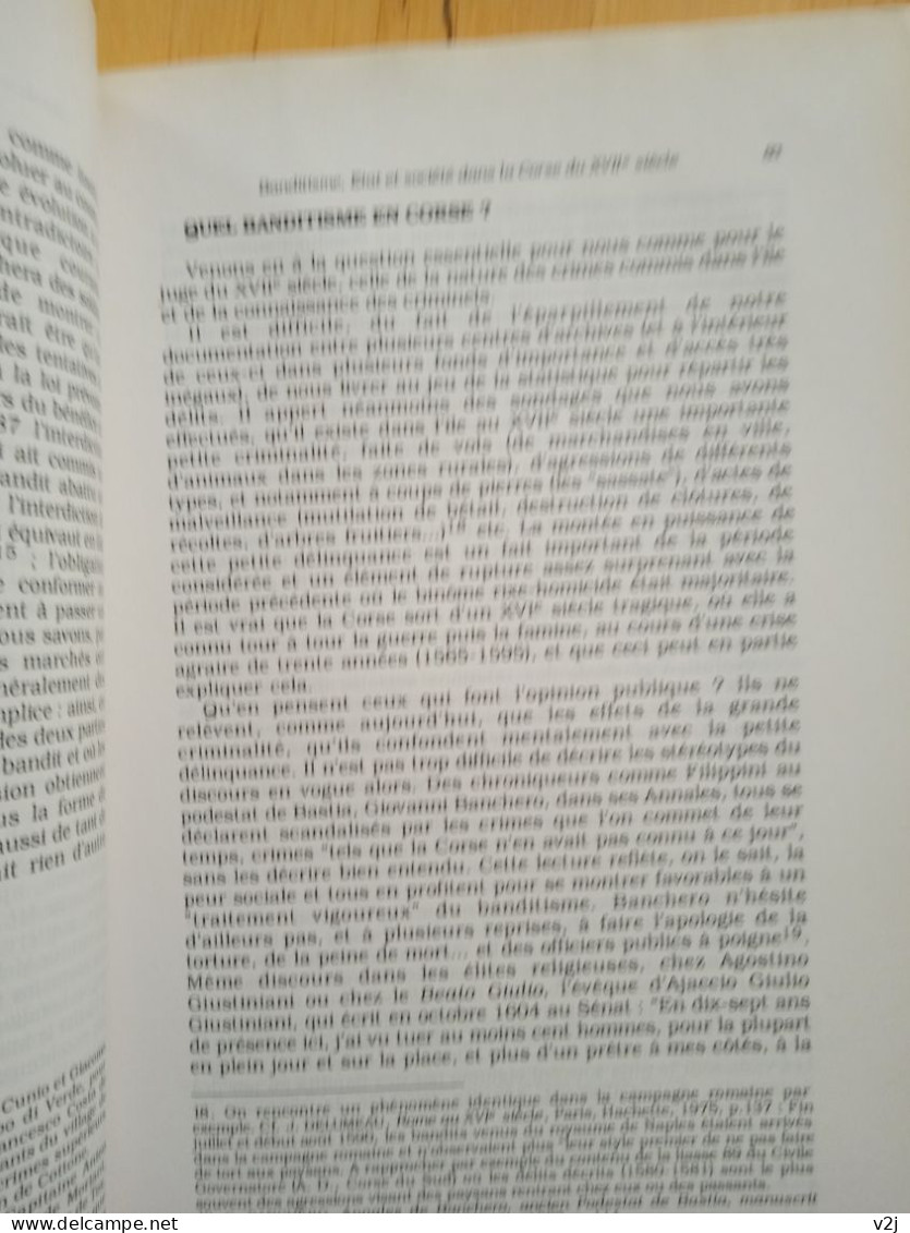 Banditisme et violence sociale dans les sociétés de l'Europe méditerranéenne. Revue d'études corses.