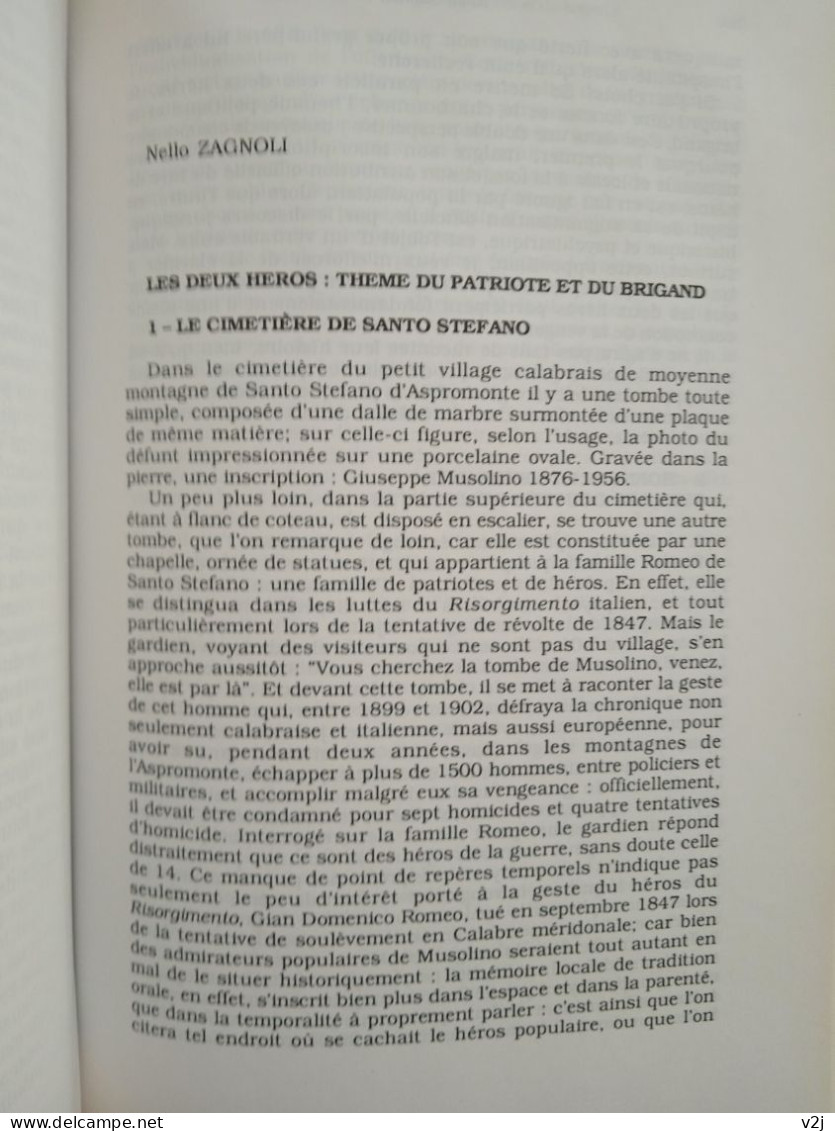 Banditisme et violence sociale dans les sociétés de l'Europe méditerranéenne. Revue d'études corses.