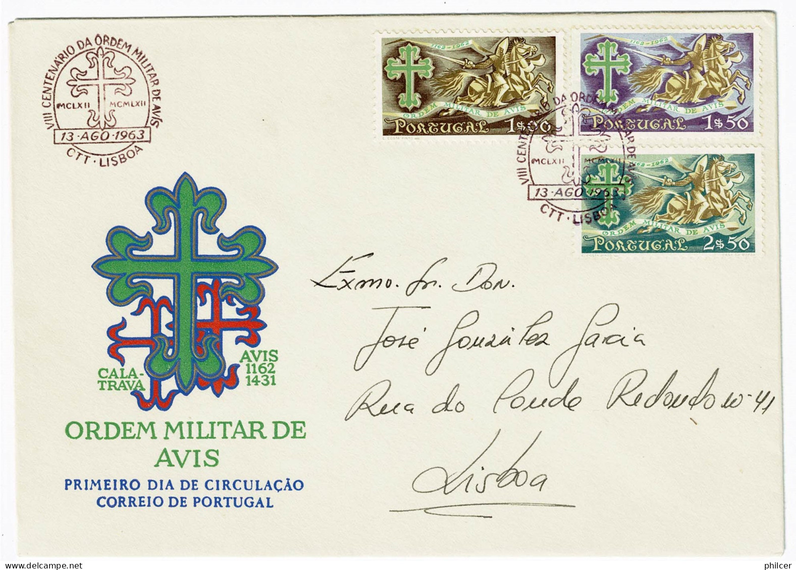 Portugal, 1963, # 916/8, 1º Dia - Briefe U. Dokumente