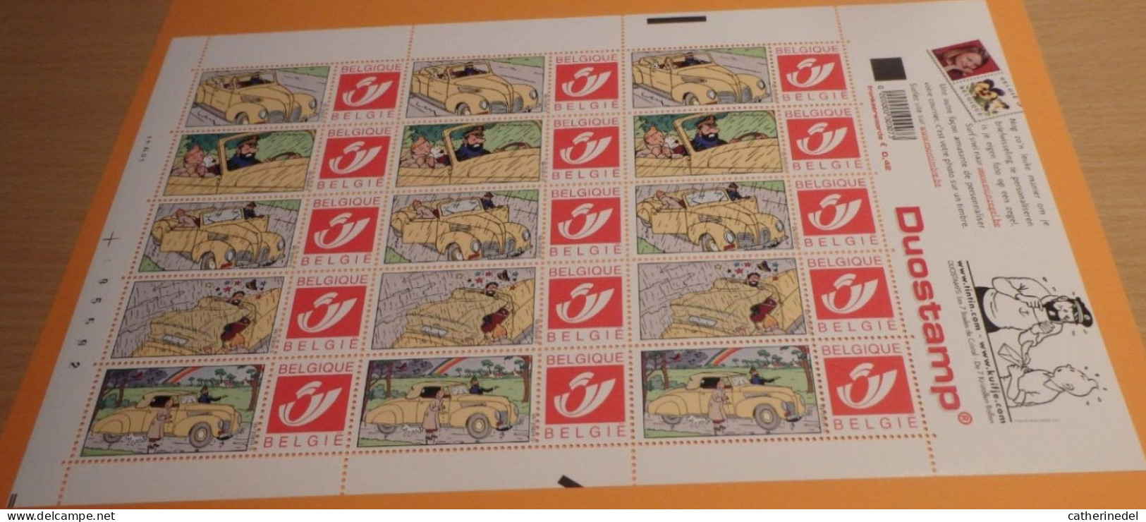 Duostamps Tintin / Kuifje - Other & Unclassified