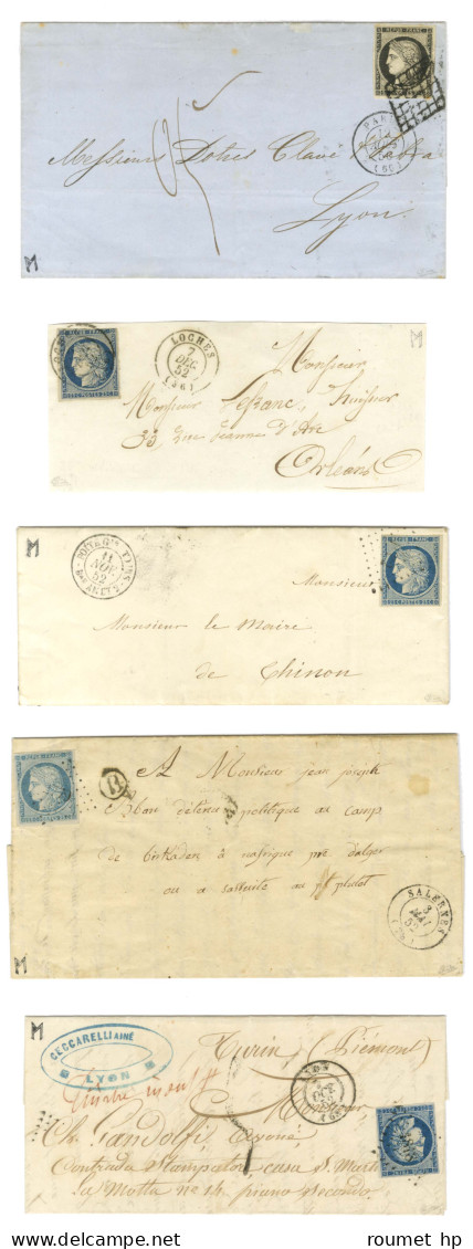 Lot De 13 Lettres De 1849 à 1853. - TB. - Colecciones Completas