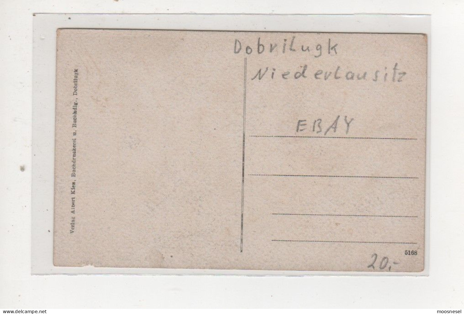 Antike Postkarte  DOBRILUGK N.-C. - HAUPTSTRASSE - Doberlug-Kirchhain