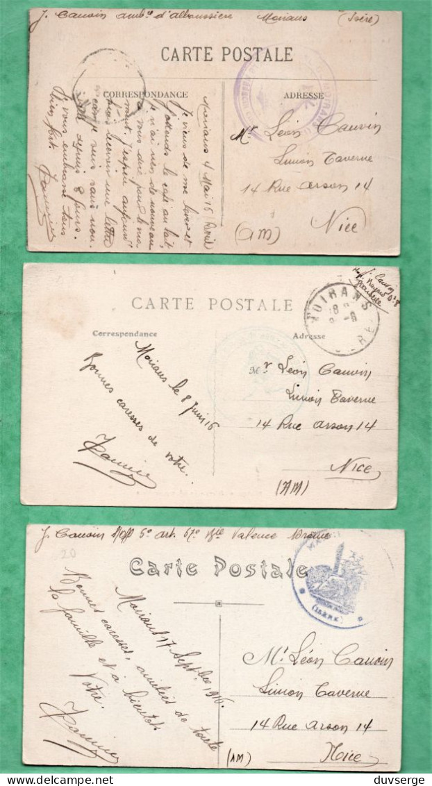 38 Isere Moirans 3 Cartes Postales - Moirans