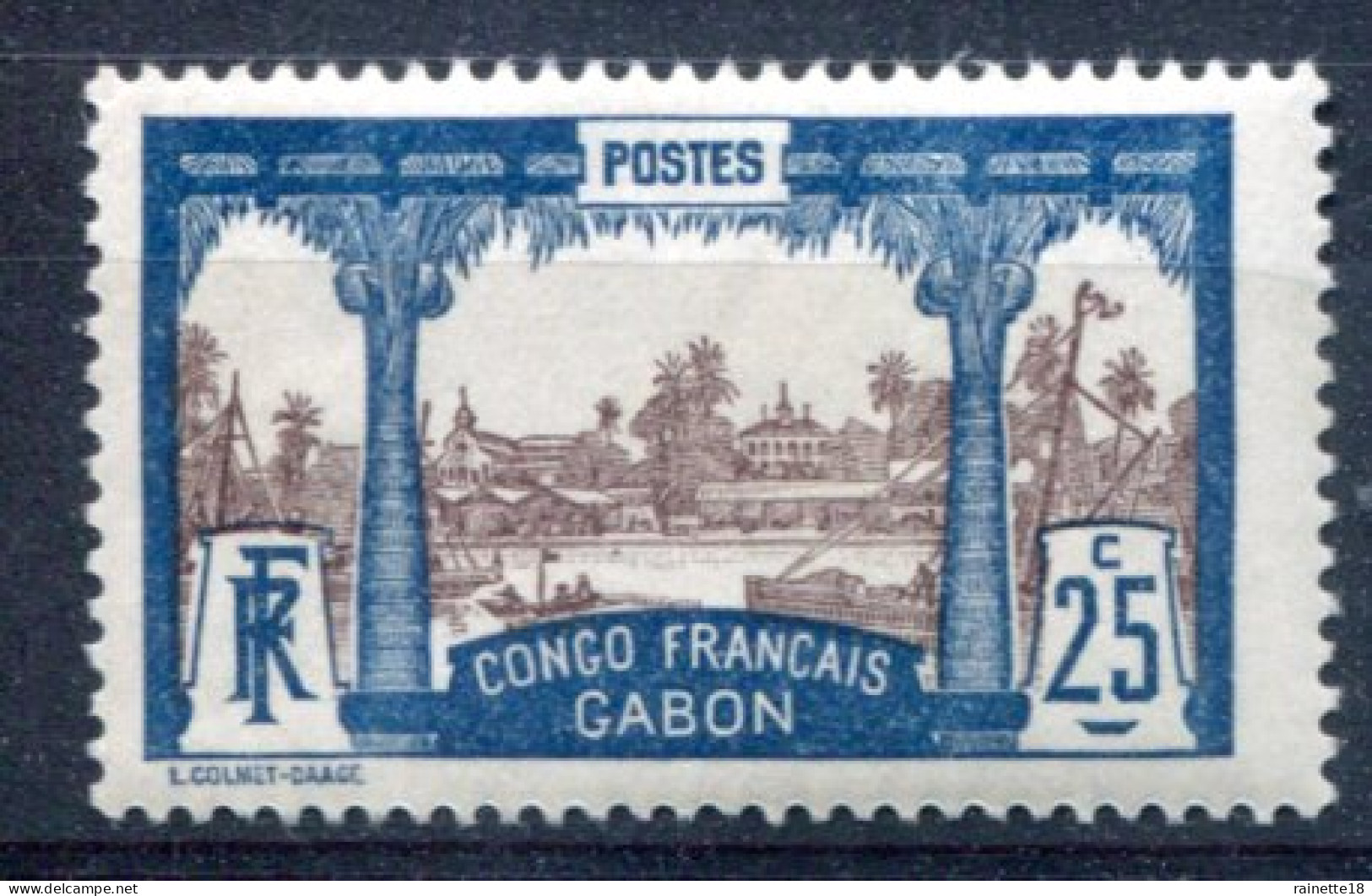 Gabon                 39 * - Unused Stamps