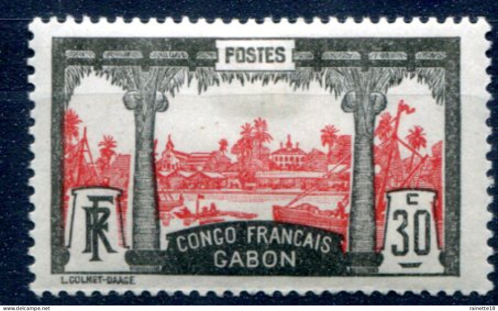 Gabon                40 * - Unused Stamps