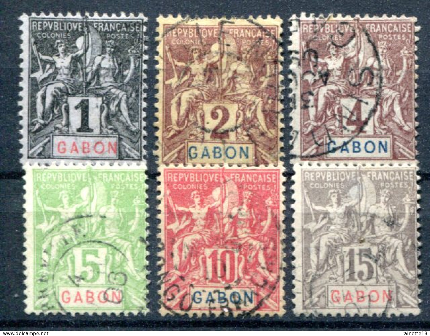 Gabon              16/21  Oblitérés - Used Stamps