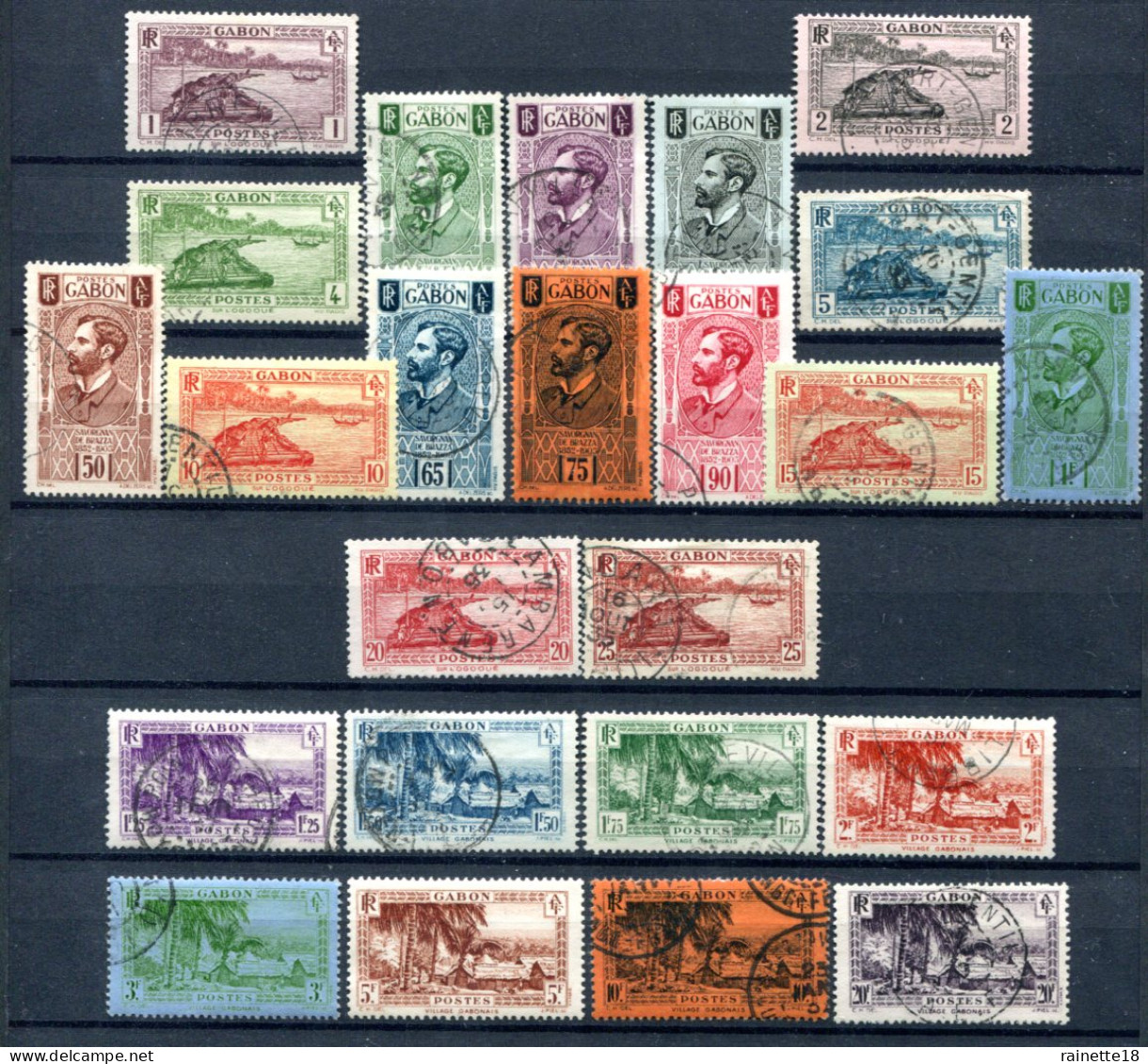 Gabon          125/146 Oblitérés  - Used Stamps