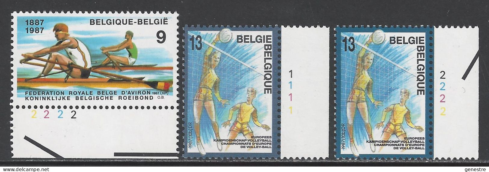 Belgique COB 2259 ** (MNH) - Planche 2 - 1981-1990