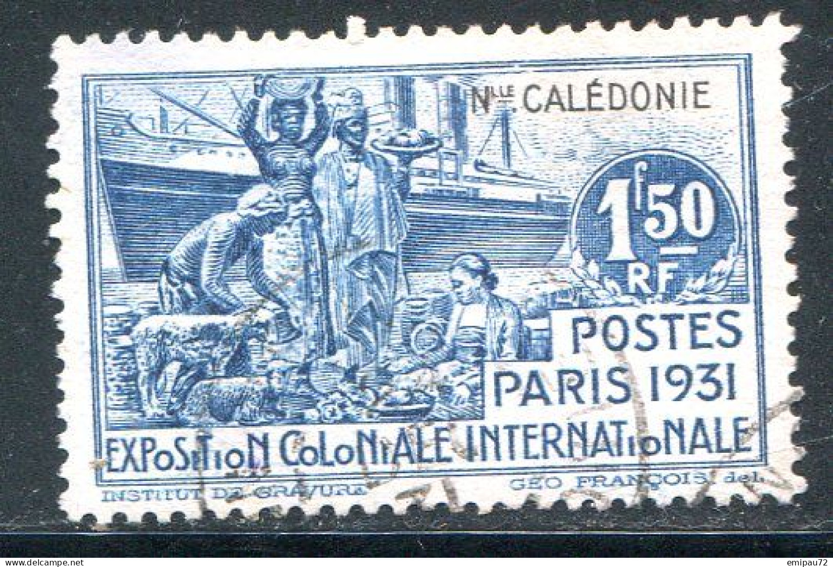 NOUVELLE CALEDONIE- Y&T N°165- Oblitéré - Oblitérés