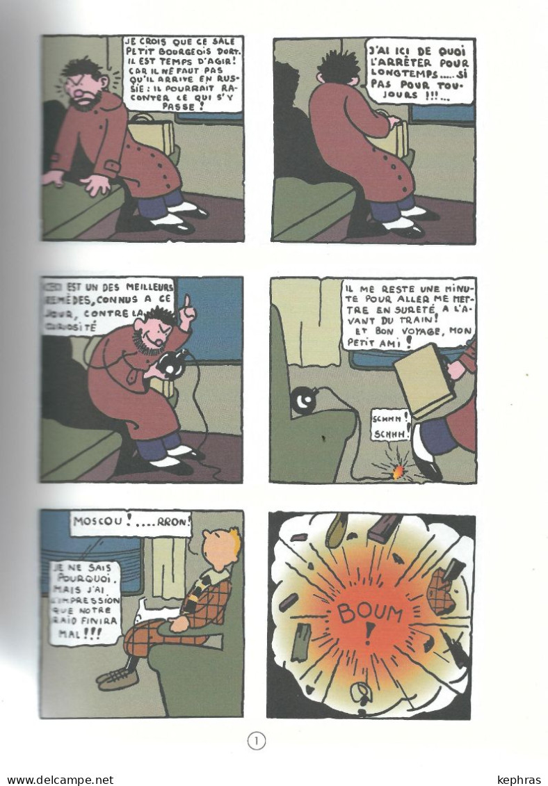 TINTIN AU PAYS DES SOVIETS - Version Colorisée  - Edition 2017 - 137 Pages - RARE - Editions Moulinsart CASTERMAN - Hergé