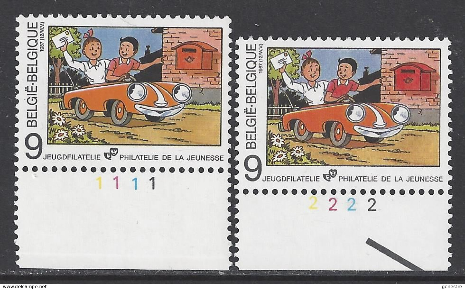 Belgique COB 2264 ** (MNH) - Planches 1 Et 2 - 1981-1990