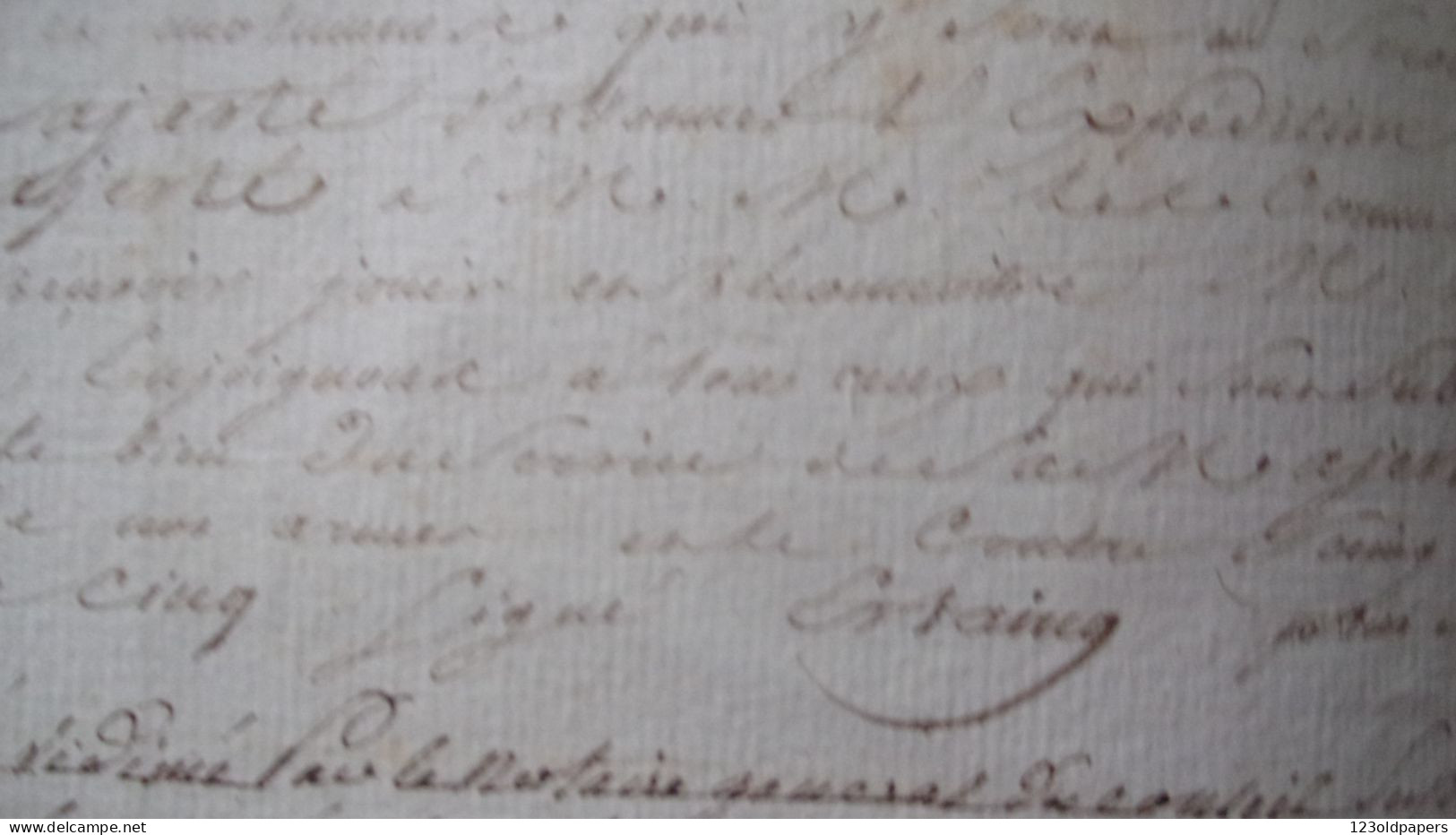 1765 HAITI LEOGANE BEQUINI / LIEUTENANT GENERAL DES ARMEES  COMTE ESTAING PORT AU PRINCE NOMINATION COLONEL PROVINCIAL D