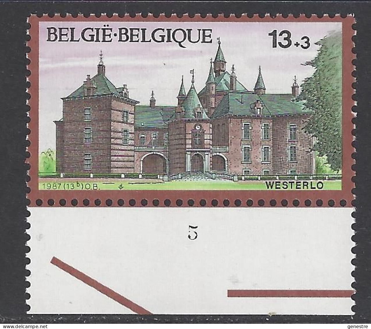 Belgique COB 2266 ** (MNH) - Planche 5 - 1981-1990