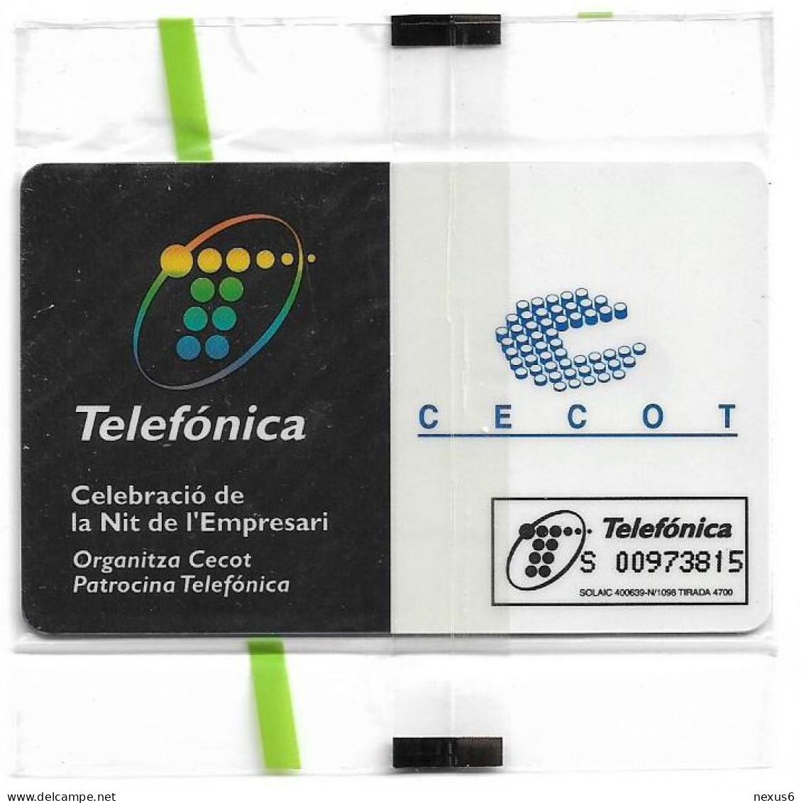 Spain - Telefónica - La Nit De L'Empresari '98 - P-357 - 10.1998, 1.000PTA, 4.700ex, NSB - Privatausgaben