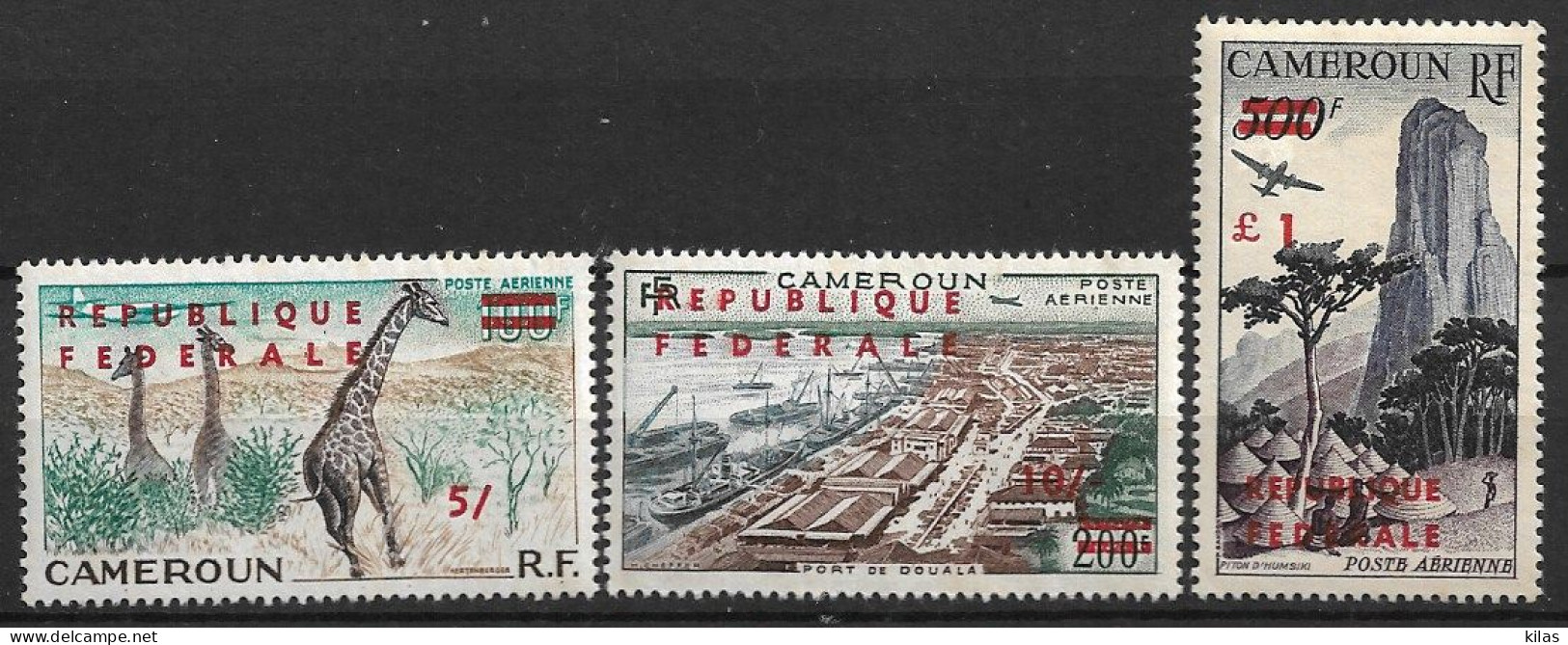 CAMEROON 1961 AIRMAIL OVERLOAD MNH - Cameroun (1960-...)