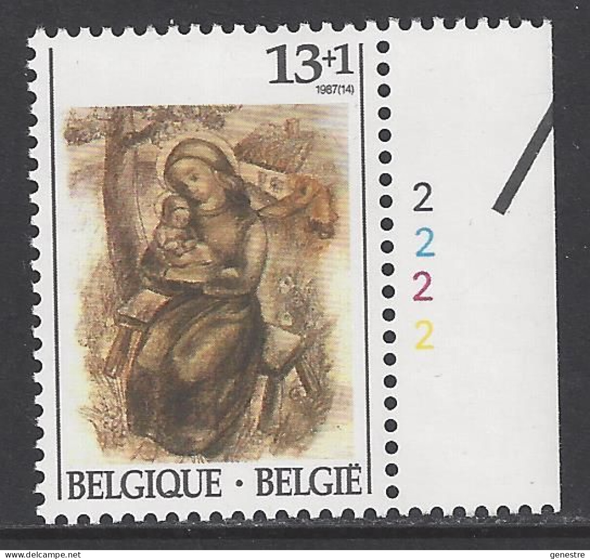 Belgique COB 2269 ** (MNH) - Planche 2 - 1981-1990