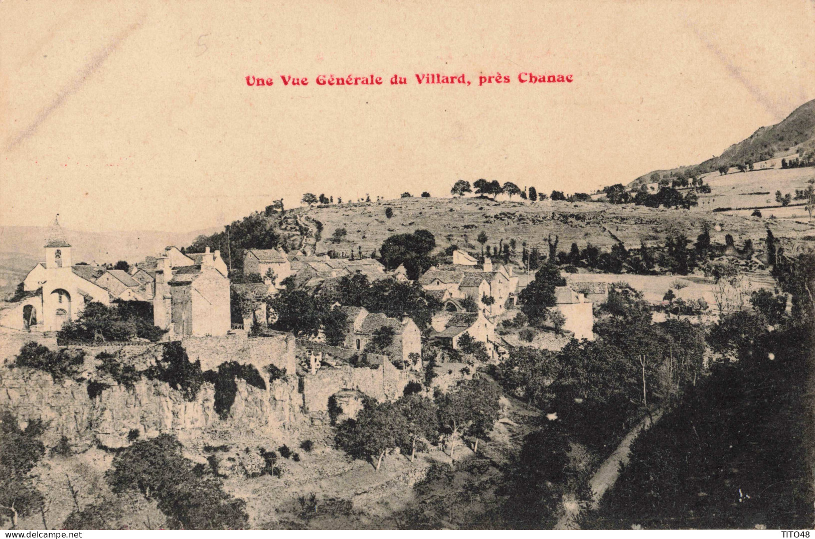 FR-48 LOZÈRE - VILLARD - Une Vue Générale, Près CHANAC - - Chanac