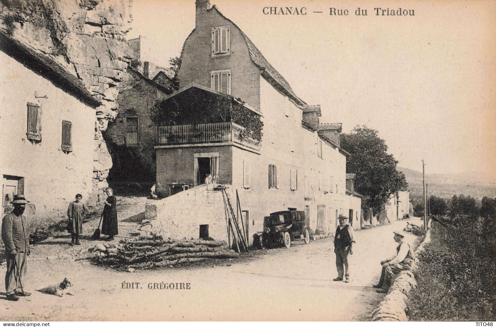 FR-48 LOZÈRE - CHANAC - Rue Du Triadou - Chanac