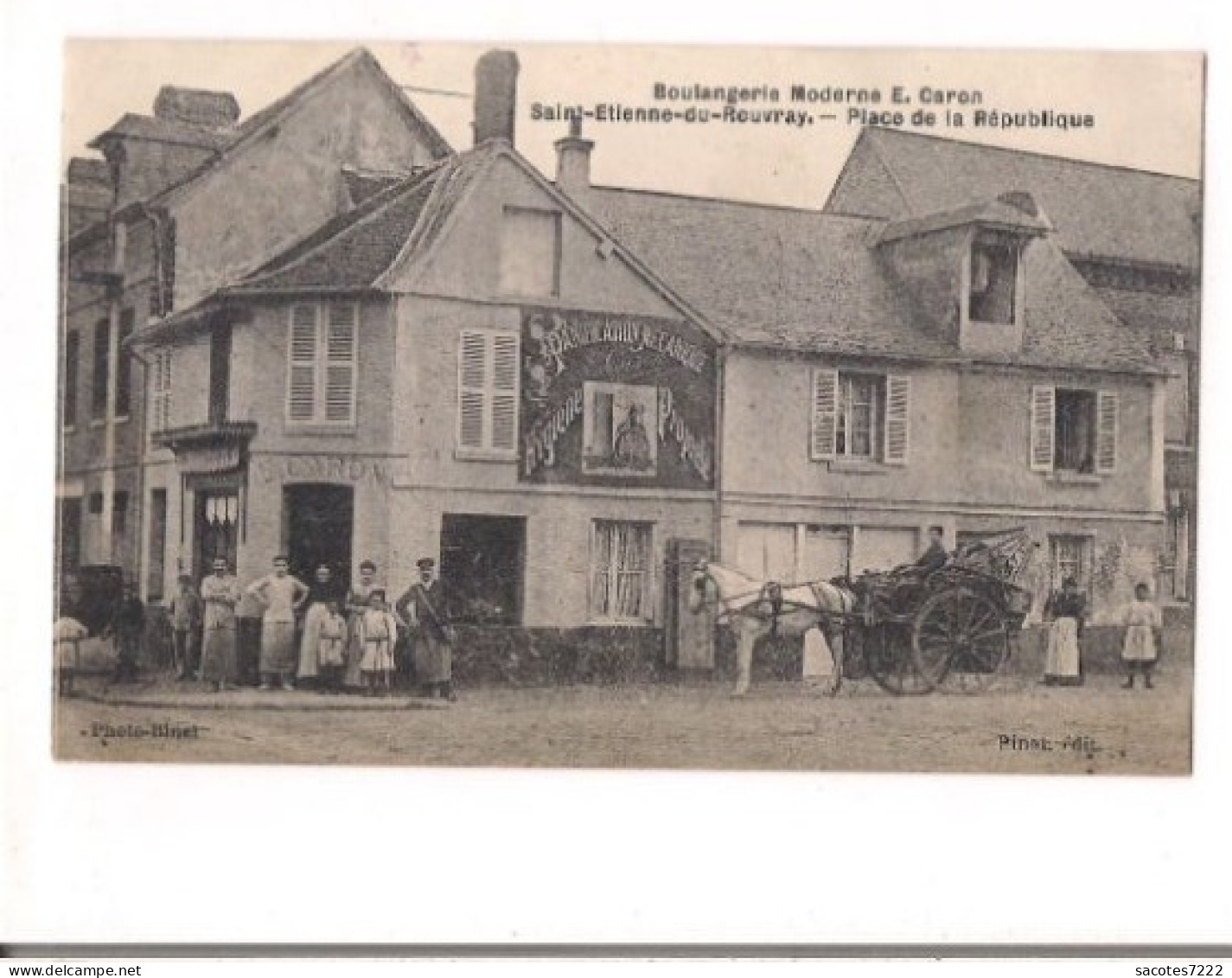 SANT ETIENNE DU ROUVRAY - BOULANGERIE MODERNE E. CARON - Place De La République - - Saint Etienne Du Rouvray