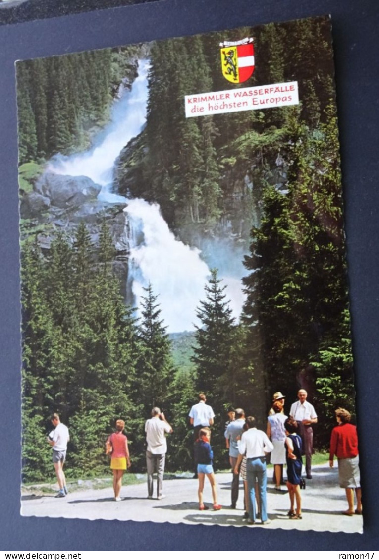 Krimmler Wasserfälle, Die Höchsten Europas - Tauernverlag WK. Hühne, Zell Am See - # C 1107 - Krimml