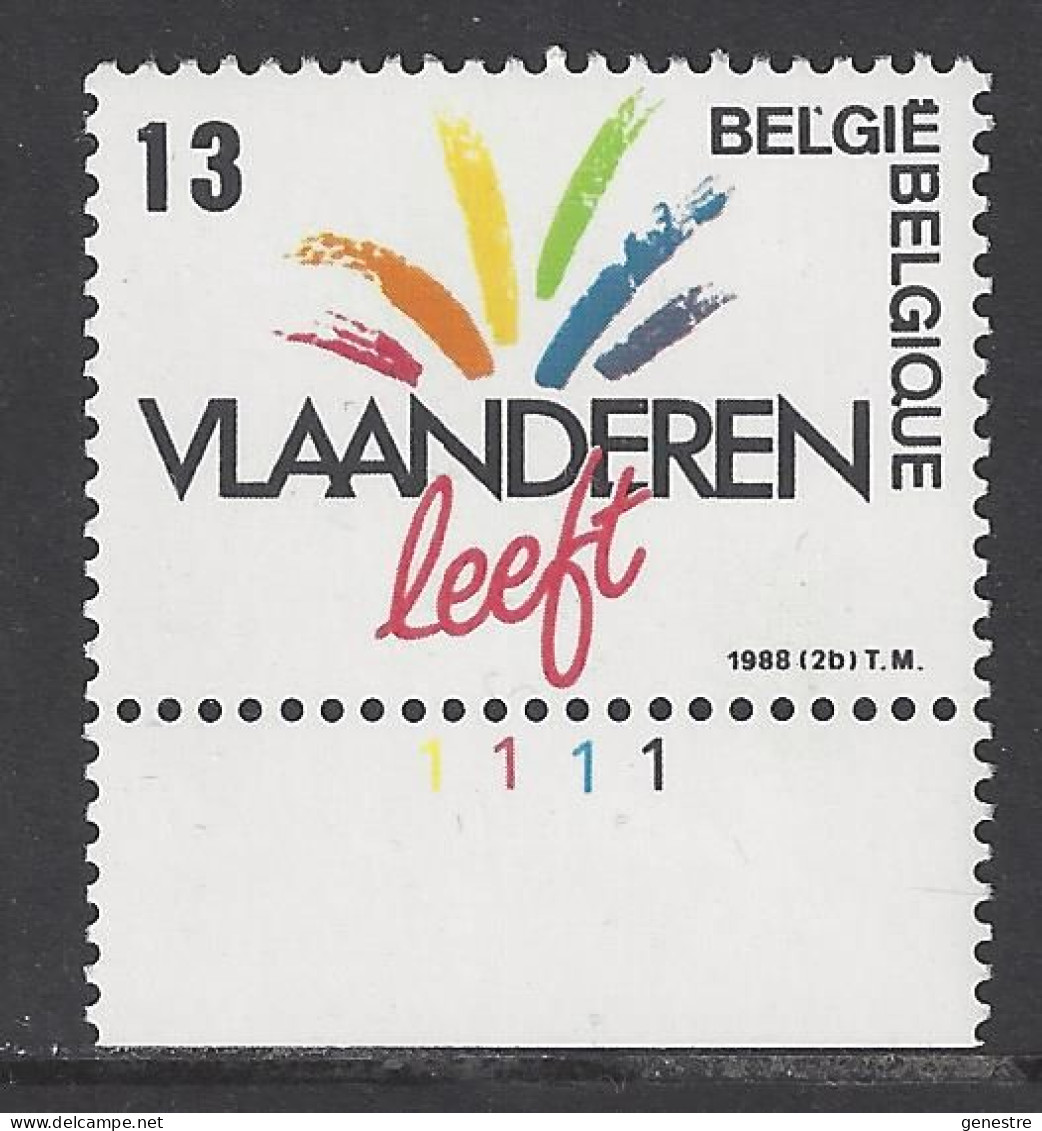 Belgique COB 2278 ** (MNH) - Planche 1 Ex 2 - 1981-1990