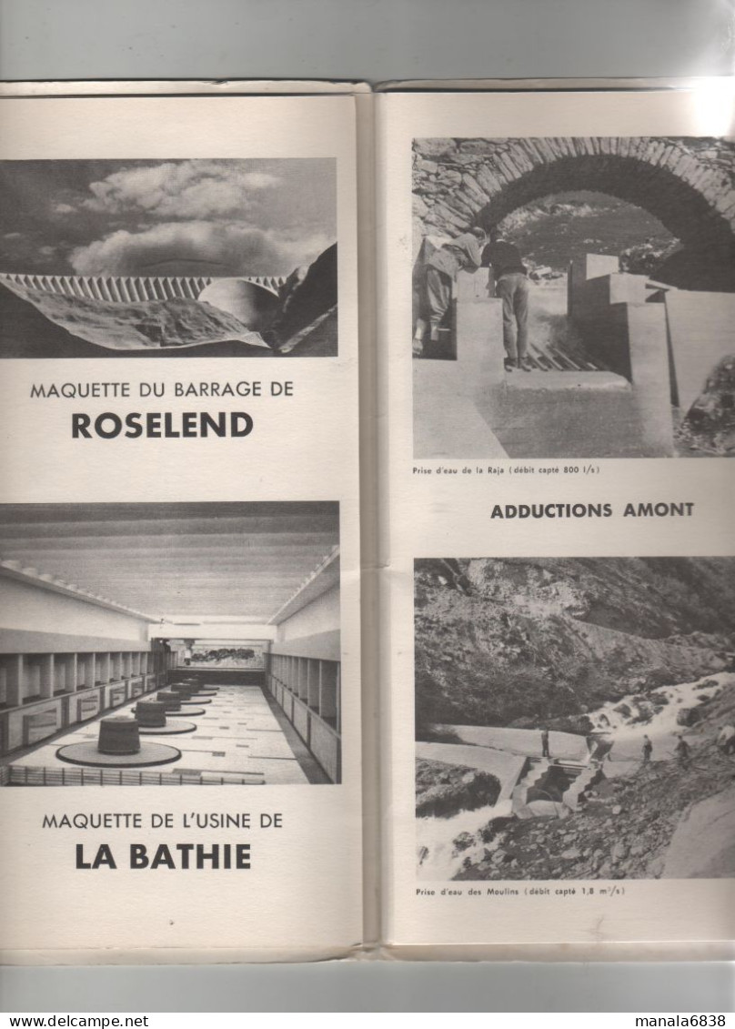 Aménagement Roselend Usine De La Bathie 1961 - Obras Públicas