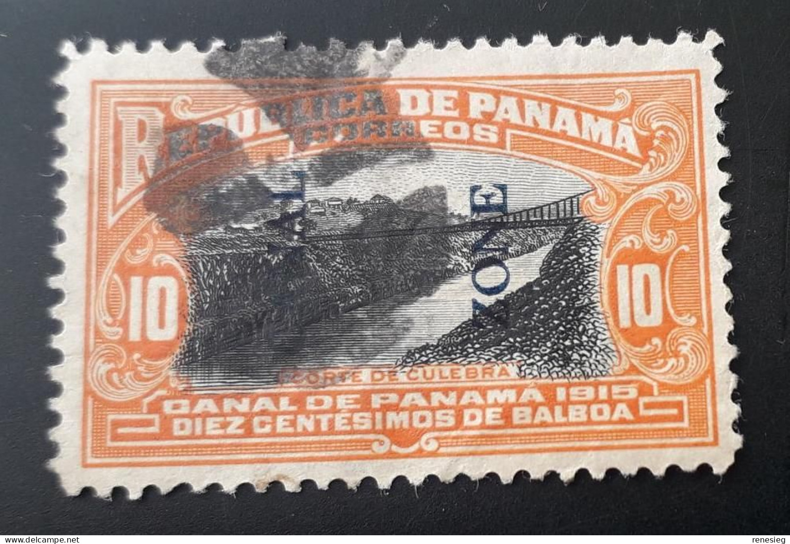 1915, Panama Canal, Yv 37, 10c, Used - Zona Del Canale / Canal Zone