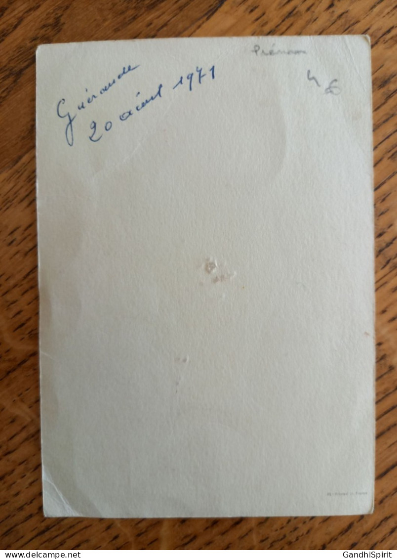 Prénom Claire, Nom D'origine Latine Qui Signifie Illustre - Guérande 1971, Dorure - CPSM GF - Vornamen