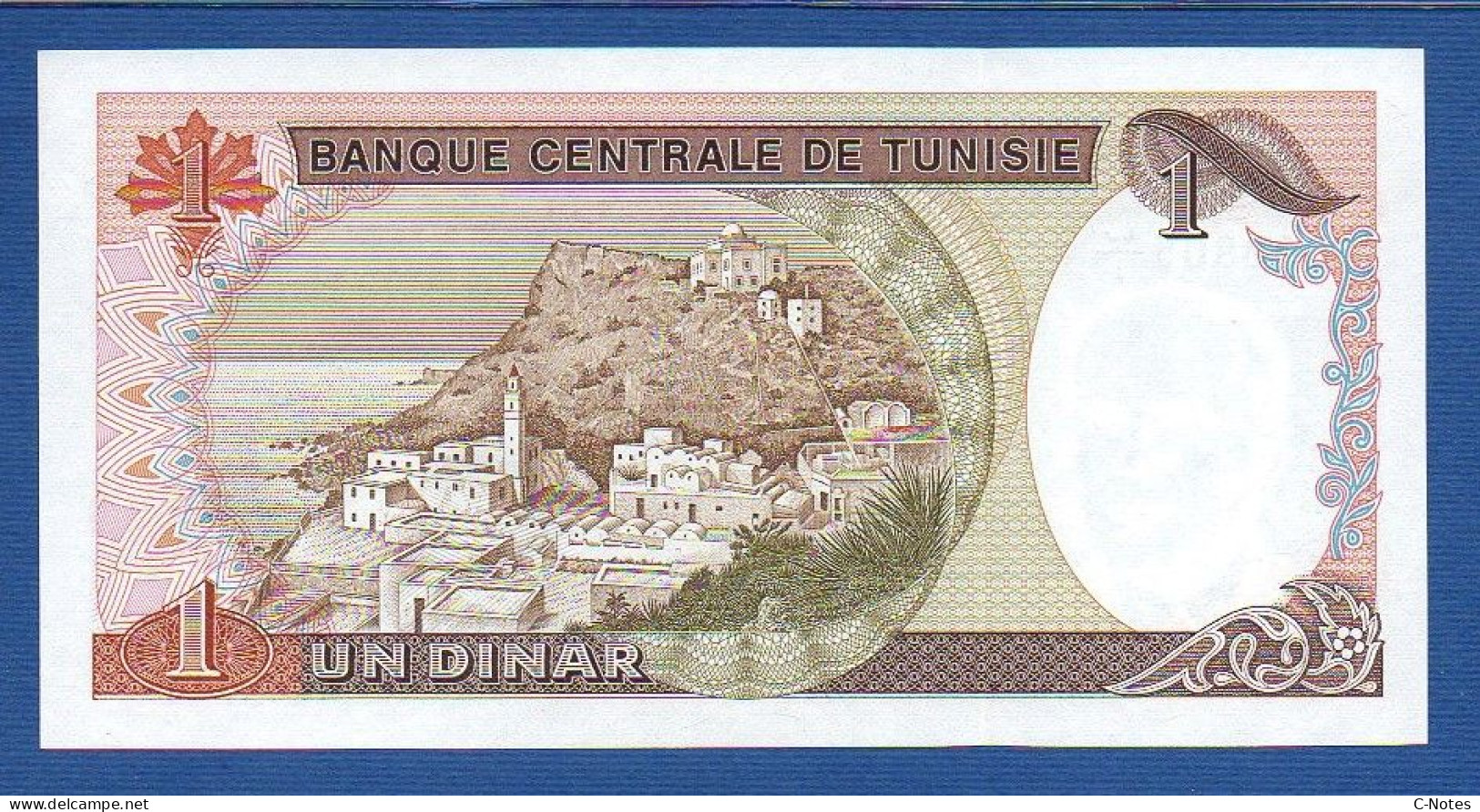 TUNISIA - P.74 – 1 Dinar 15.10.1980 UNC, Serie 8/1 099805 - Tunisie