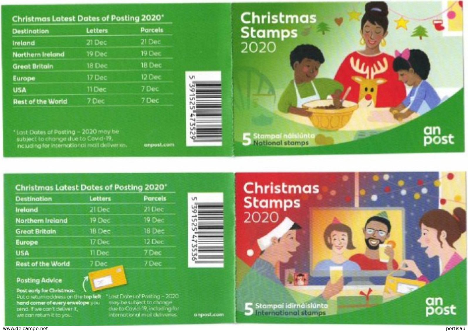 Christmas 2020 - Unused Stamps