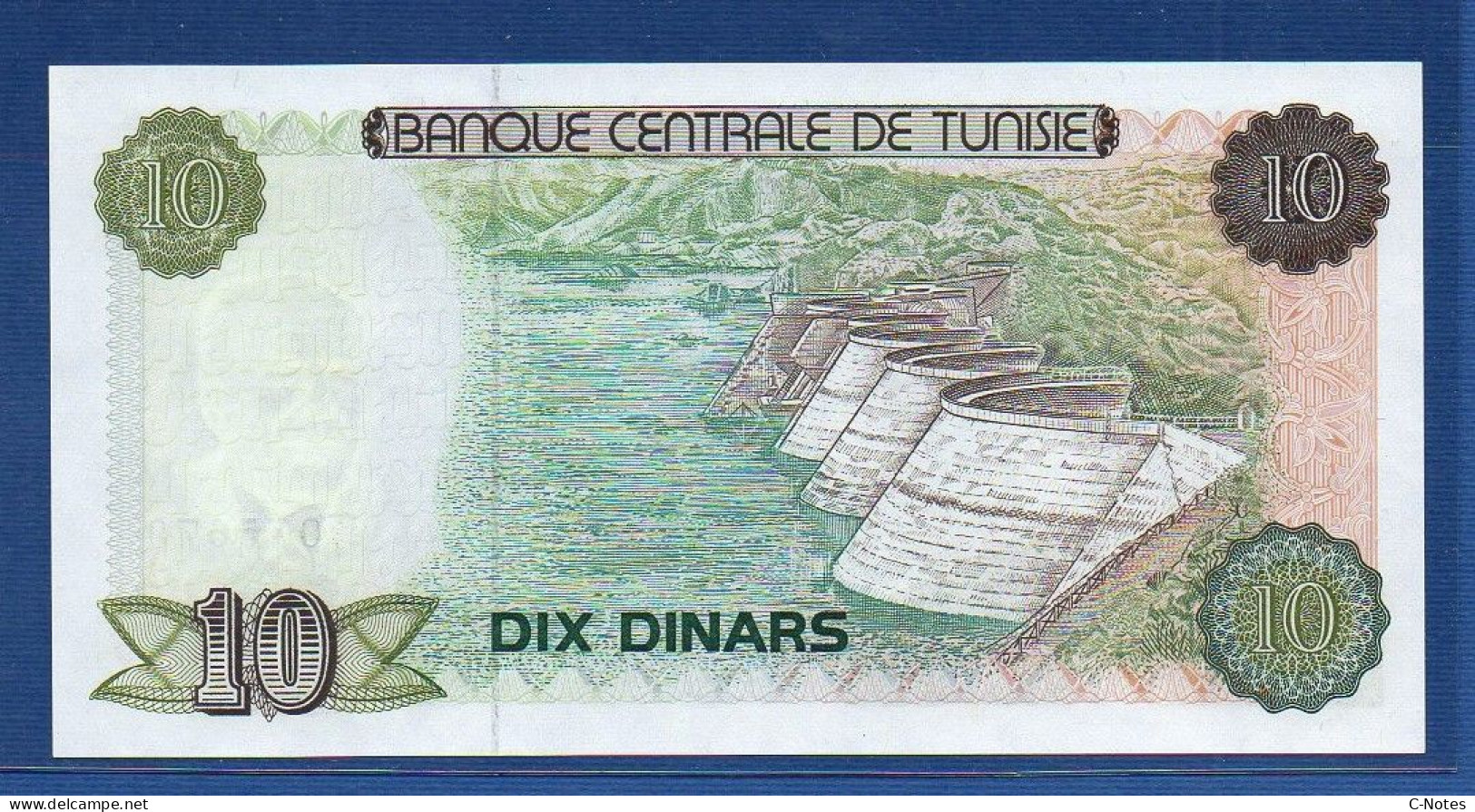 TUNISIA - P.76 – 10 Dinars 1980 UNC, S/n D/13 075679 - Tunisia