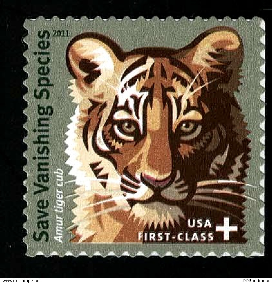 2011 Siberian Tiger Michel US 4755 Stamp Number US B4 Yvert Et Tellier US SP4 Stanley Gibbons US 5166 Xx MNH - Neufs