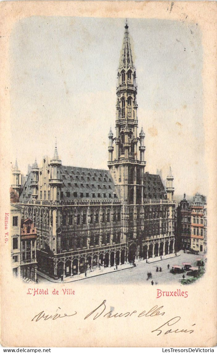 BELGIQUE - Bruxelles - L'Hôtel De Ville - Carte Postale Ancienne - Sonstige & Ohne Zuordnung