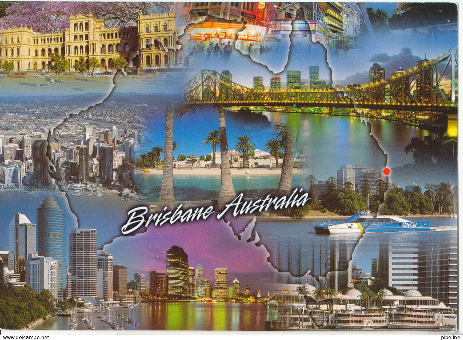 Australia Postcard Sent To Denmark 29-9-2007 (Brisbane) - Brisbane
