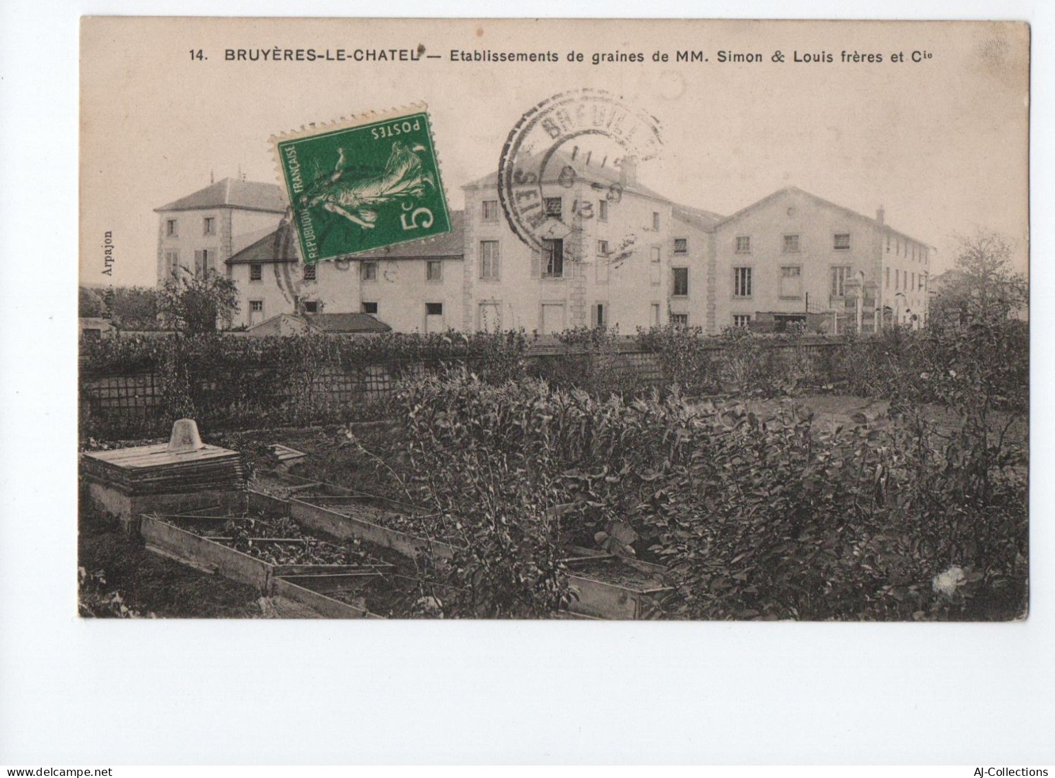 AJC -  Bruyeres Le Chatel Etablissements De Graines De MM Simo, Et Louis Freres - Bruyeres Le Chatel