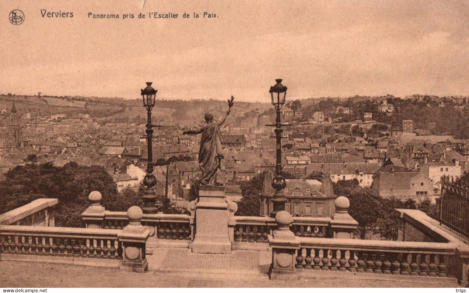 Verviers - Panorama Pris De L'Escalier De La Paix - Verviers