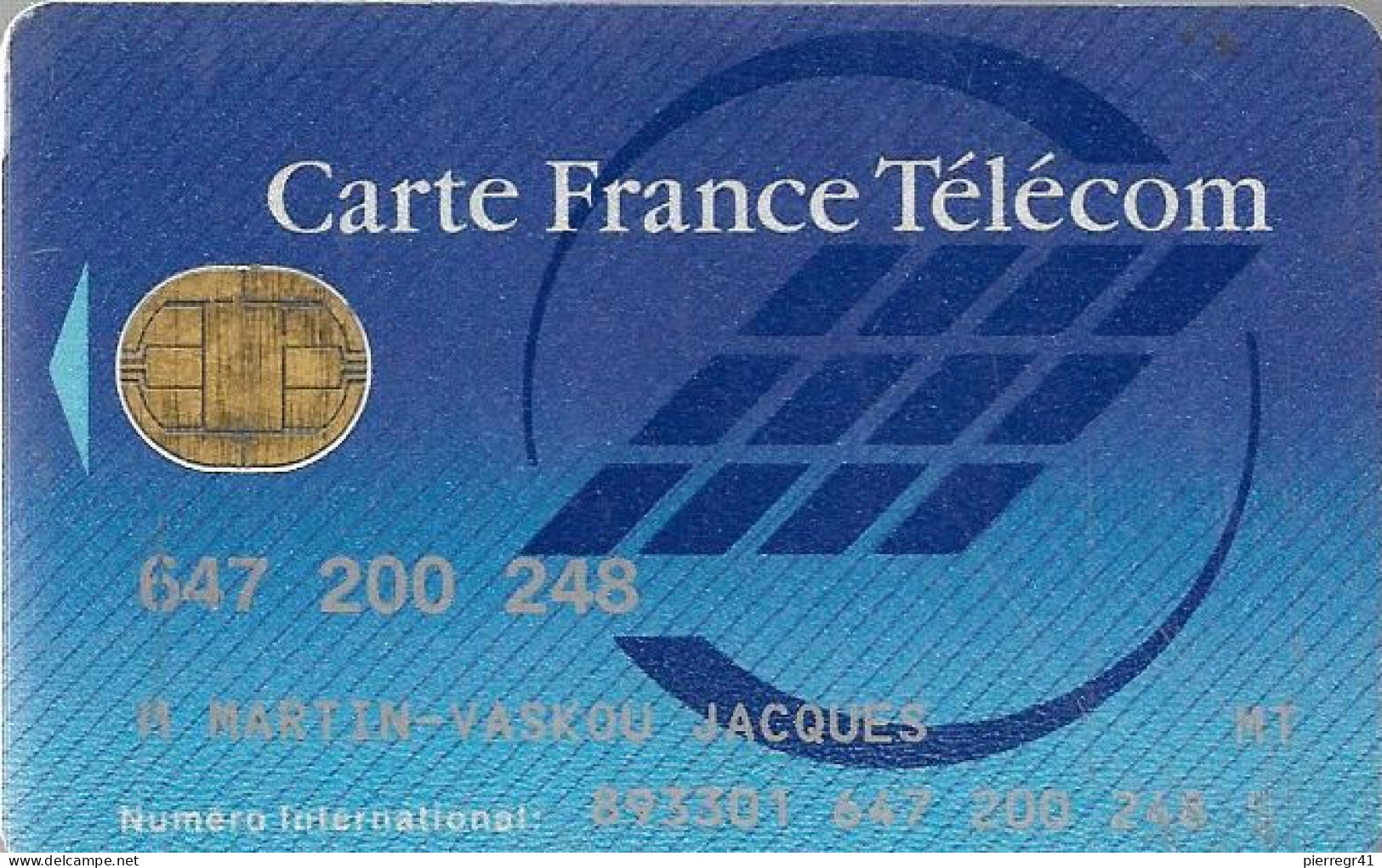 1-CARTE FRANCE TELECOM-PUCE H-INTERNATIONALE- BE - Pastel