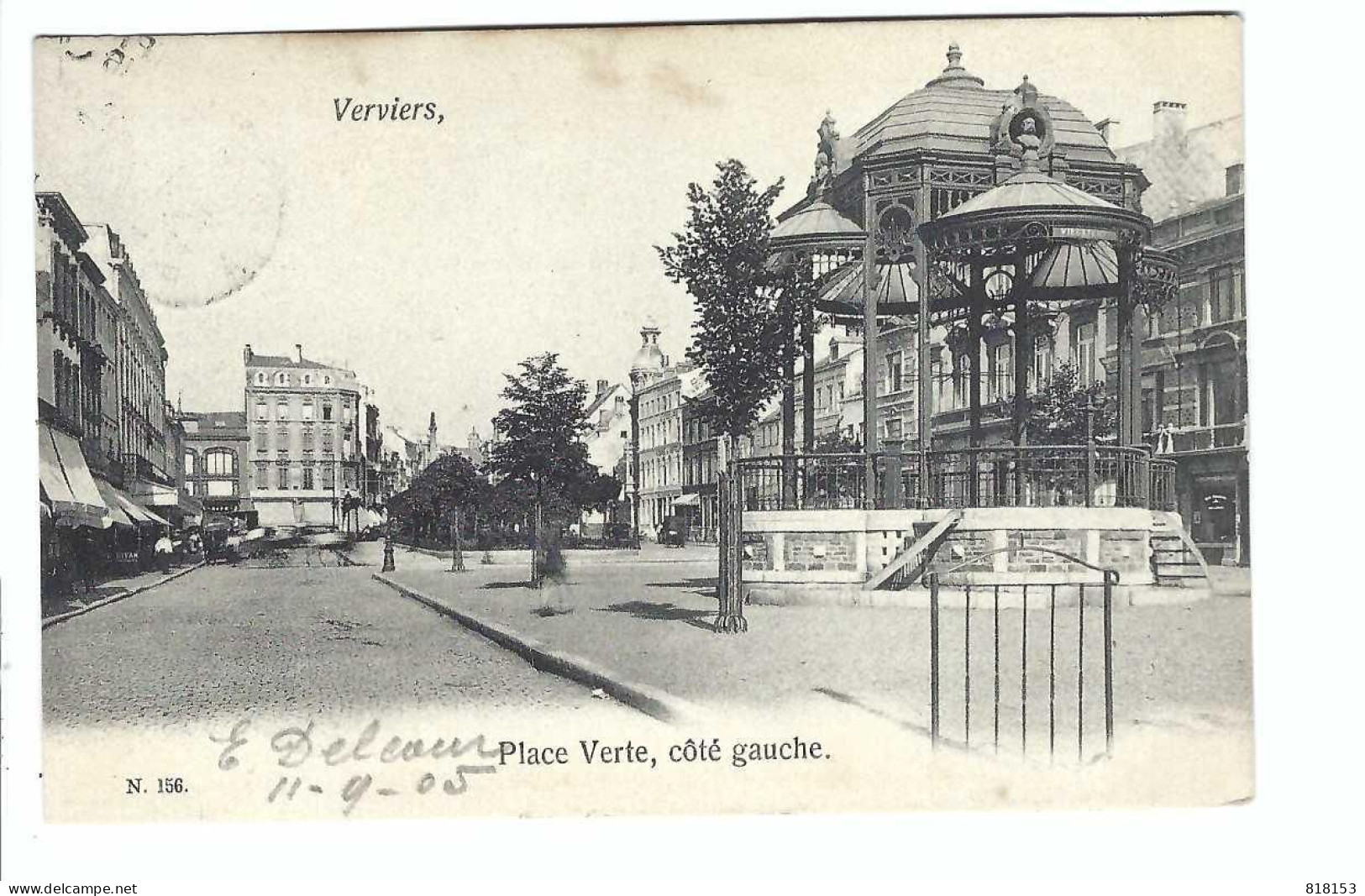 Verviers  Place Verte , Côté Gauche  1905   N. 156 - Verviers