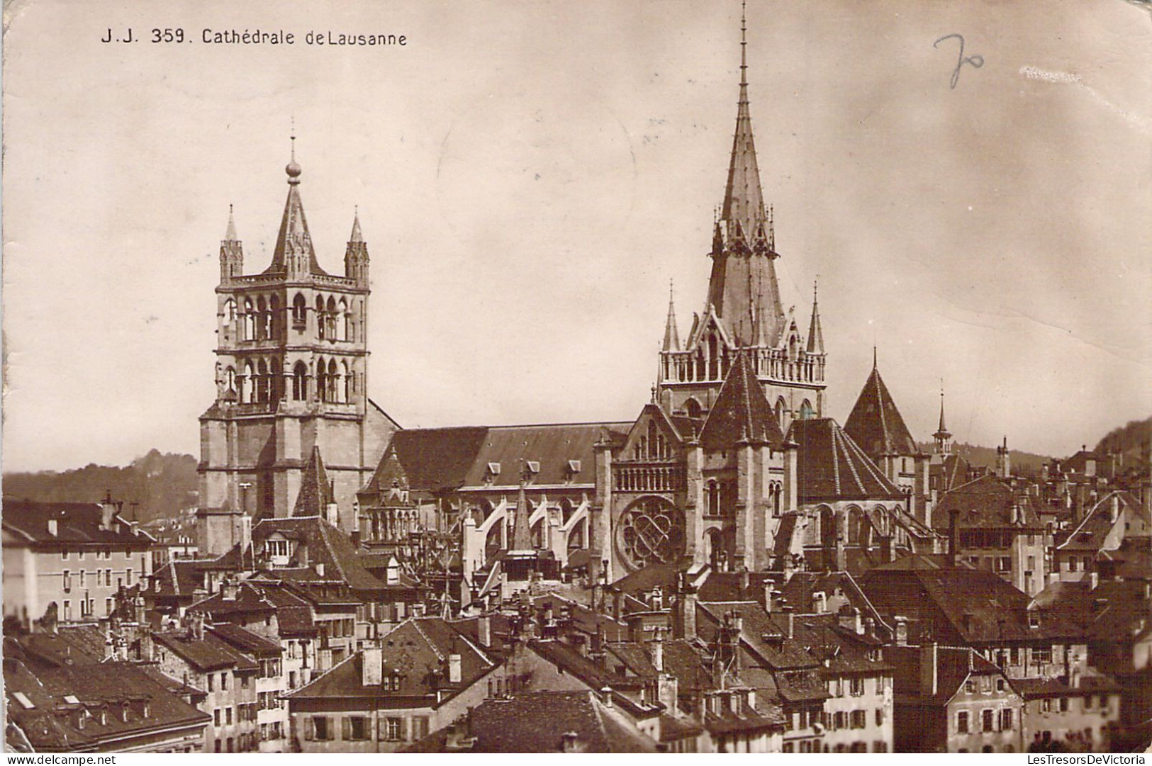 SUISSE - Cathedrale De Lausanne - Carte Postale Ancienne - Lausanne